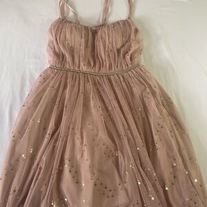 City Studios, size 5, light pink/Tan color with gold, looks like new